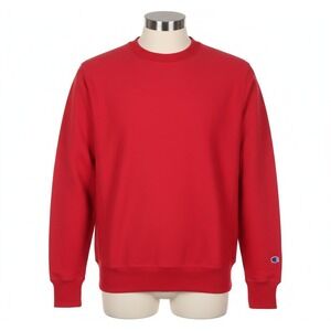 Champion Reverse‎ Weave Red Crewneck Sweatshirt Classic Streetwear Medium Casual